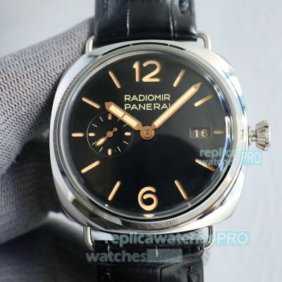 Replica Panerai Radiomir Black Dial Men 47MM Automatic Movement Watch